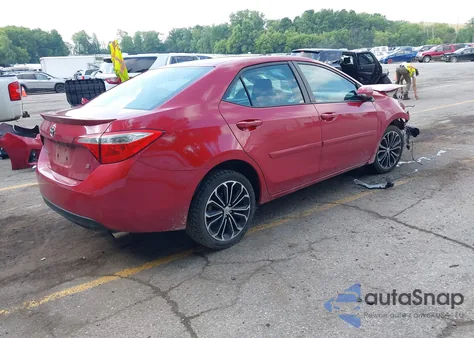 2014 Toyota Corolla S Plus z USA, uszkodzony, nr VIN 2T1BURHE5EC088591